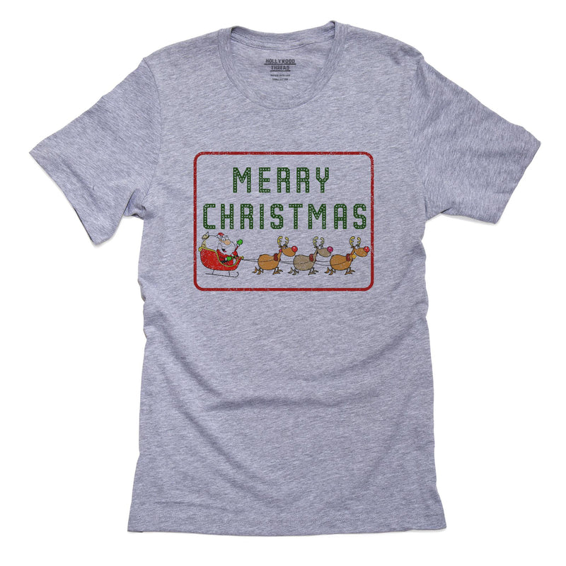 Santa Christmas Holiday Emoticon Funny Geek T-Shirt, Framed Print, Pillow, Golf Towel