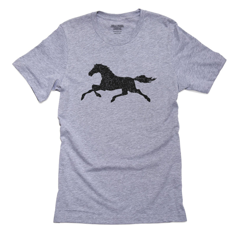 Horse Love Silhouette Equestrian Riding T-Shirt, Framed Print, Pillow, Golf Towel
