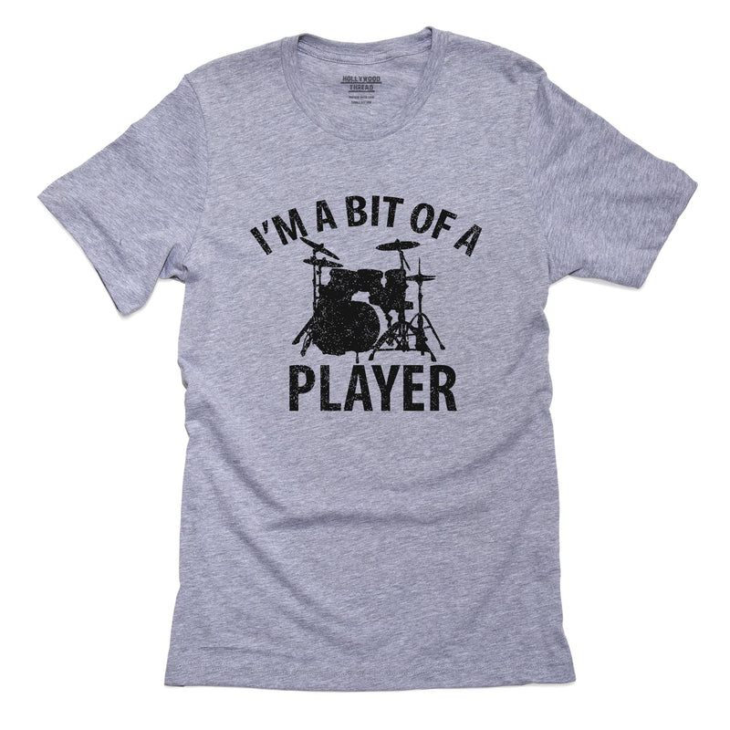 Hilarious World's Okayest Drummer Graphic T-Shirt, Framed Print, Pillow, Golf Towel
