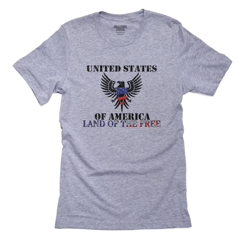 US Flag in Heart Shape T-Shirt, Framed Print, Pillow, Golf Towel
